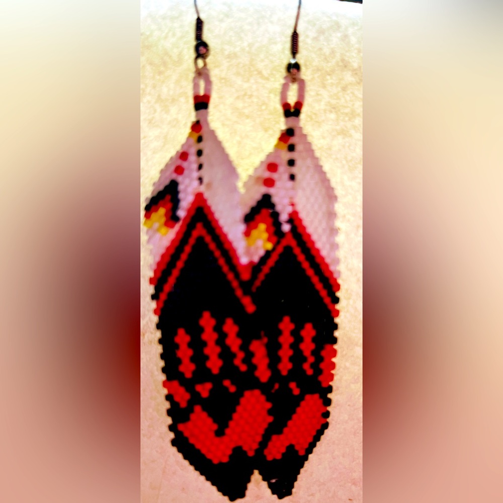 Native American beaded earrings